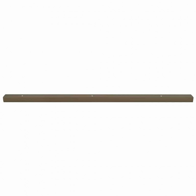Listwy schodowe 30 pcs Brązowy 67 x 3.5 x 3 cm Aluminium