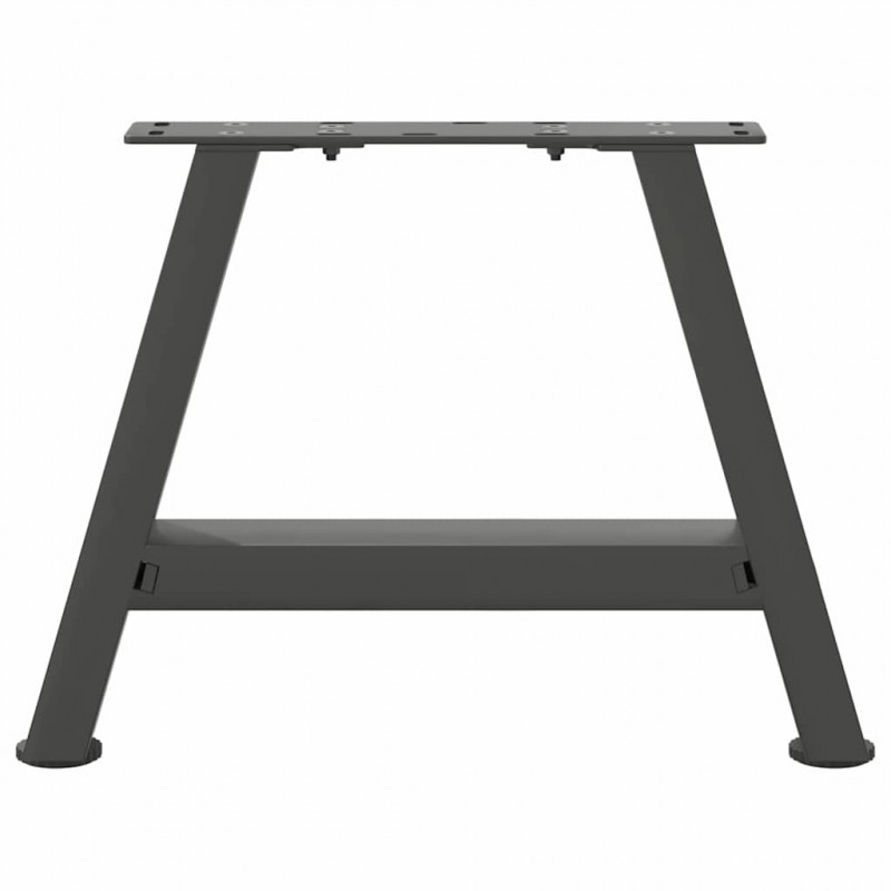 Nogi do stolika kawowego w kształcie litery A 2 szt. Antracyt 50x(30-31) cm Stal