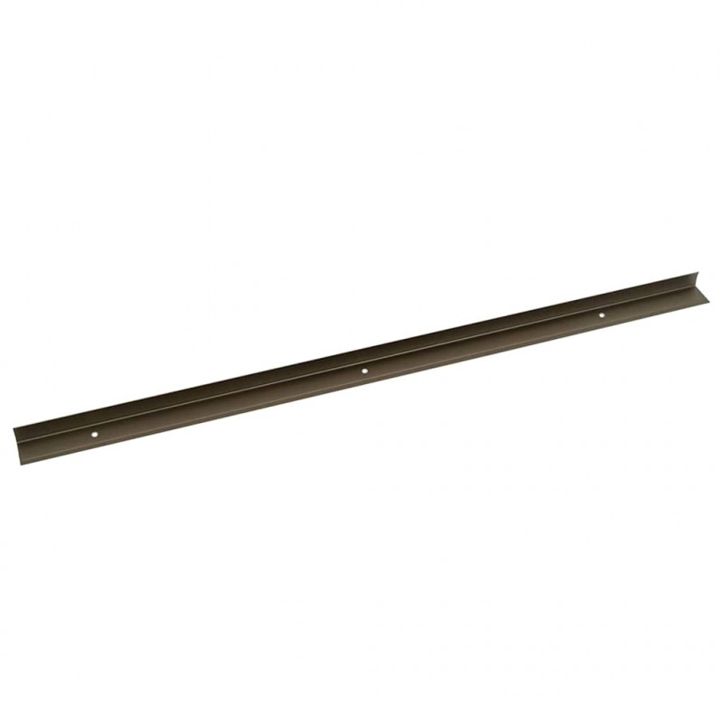 Listwy schodowe 30 pcs Brązowy 67 x 3.5 x 3 cm Aluminium