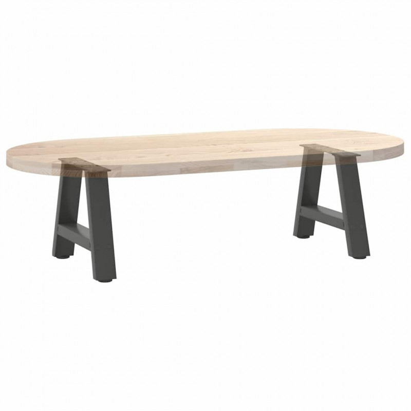 Nogi do stolika kawowego w kształcie litery A 2 szt. Antracyt 50x(30-31) cm Stal