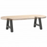 Nogi do stolika kawowego w kształcie litery A 2 szt. Antracyt 50x(30-31) cm Stal