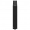 Nogi do stolika kawowego w kształcie litery U 2 szt. Czarne 50x(30-31) cm Stal