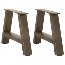 Nogi do stolika kawowego w kształcie litery A 2 szt. 50x(30-31) cm Stal