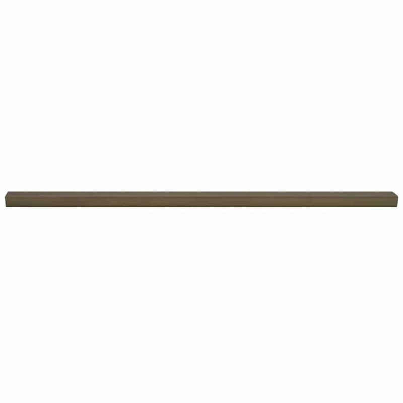 Listwy schodowe 30 pcs Brązowy 67 x 3.5 x 3 cm Aluminium