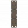 Nogi do stolika kawowego w kształcie litery A 2 szt. 50x(30-31) cm Stal