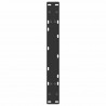 Nogi do stolika kawowego w kształcie litery A 2 szt. Czarne 60x(30-31) cm Stal
