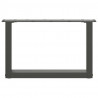 Nogi do stolika kawowego w kształcie litery U 2 szt. Antracyt 50x(30-31) cm Stal
