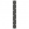 Nogi do stolika kawowego w kształcie litery U 2 szt. Antracyt 50x(30-31) cm Stal