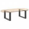Nogi do stolika kawowego w kształcie litery U 2 szt. Antracyt 50x(30-31) cm Stal
