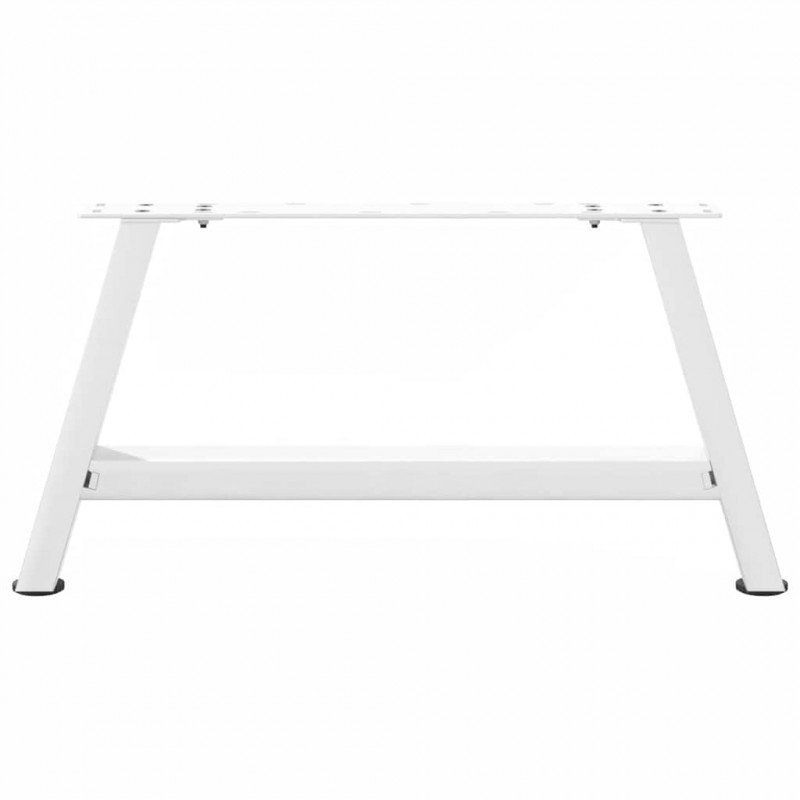 Nogi do stolika kawowego w kształcie litery A 2 szt. Białe 60x(30-31) cm Stal