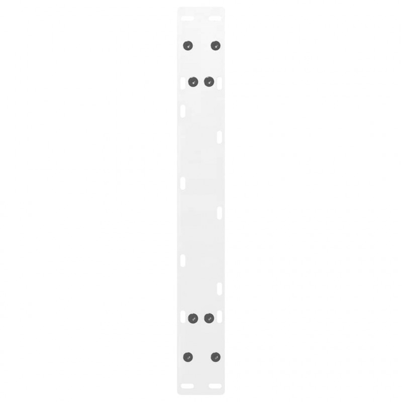 Nogi do stolika kawowego w kształcie litery A 2 szt. Białe 60x(30-31) cm Stal