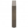 Nogi do stolika kawowego w kształcie litery U 2 szt. Naturalna stal 50x(30-31) cm Stal