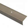 Listwy schodowe 30 pcs szampański 67 x 3.5 x 3 cm Aluminium