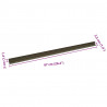Listwy schodowe 30 pcs szampański 67 x 3.5 x 3 cm Aluminium