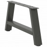 Nogi do stolika kawowego w kształcie litery A 2 szt. Antracyt 60x(30-31) cm Stal