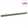 Listwy schodowe 30 pcs szampański 67 x 3.5 x 3 cm Aluminium