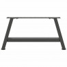 Nogi do stolika kawowego w kształcie litery A 2 szt. Antracyt 60x(30-31) cm Stal