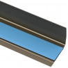 Listwy schodowe 30 pcs szampański 67 x 3.5 x 3 cm Aluminium