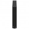 Nogi do stolika kawowego w kształcie litery U 2 szt. Czarne 60x(30-31) cm Stal
