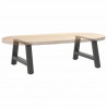 Nogi do stolika kawowego w kształcie litery A 2 szt. Antracyt 60x(30-31) cm Stal