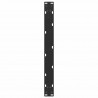 Nogi do stolika kawowego w kształcie litery U 2 szt. Czarne 60x(30-31) cm Stal