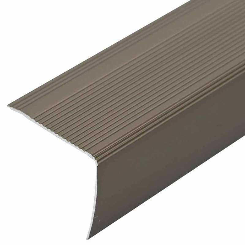 Listwy schodowe 30 pcs szampański 67 x 3.5 x 3 cm Aluminium