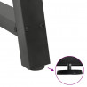 Nogi do stolika kawowego w kształcie litery A 2 szt. Antracyt 60x(30-31) cm Stal