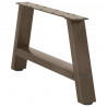 Nogi do stolika kawowego w kształcie litery A 2 szt. 60x(30-31) cm Stal