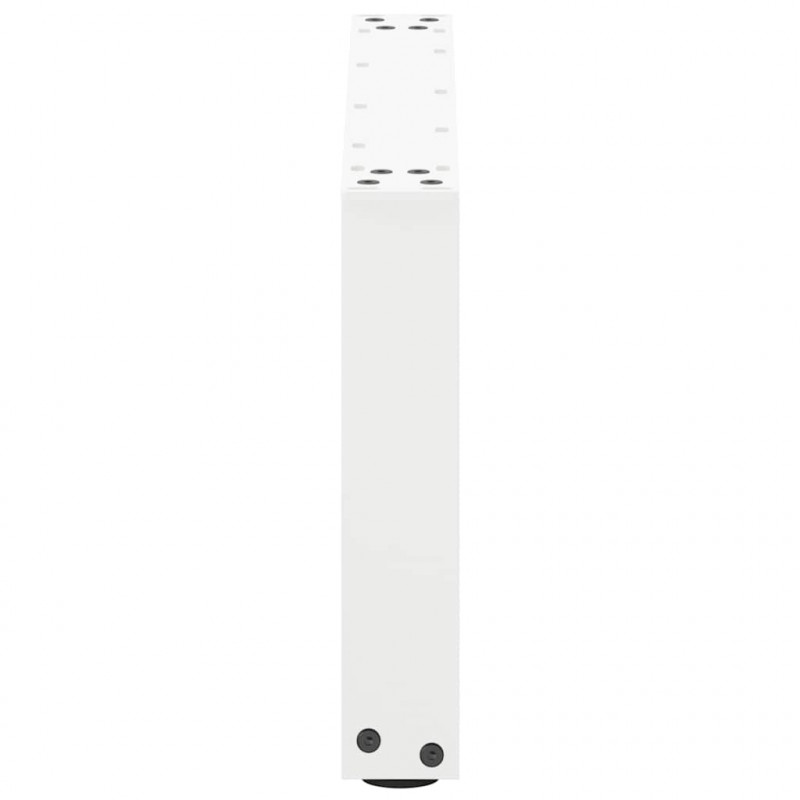 Nogi do stolika kawowego w kształcie litery U 2 szt. Białe 60x(30-31) cm Stal