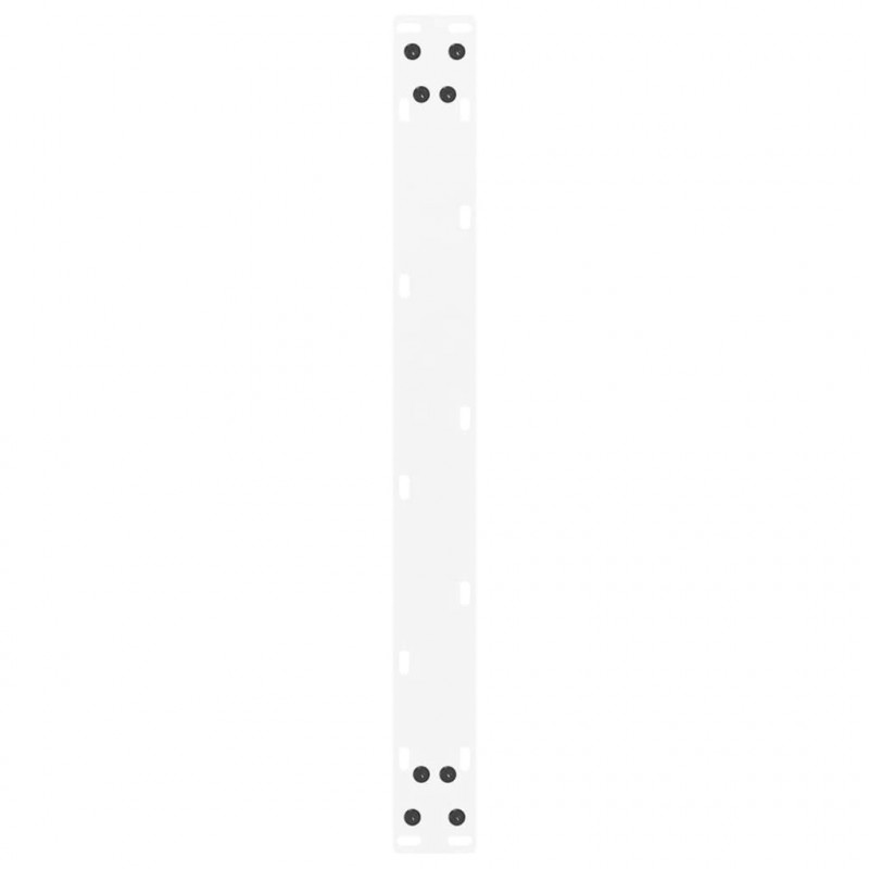 Nogi do stolika kawowego w kształcie litery U 2 szt. Białe 60x(30-31) cm Stal
