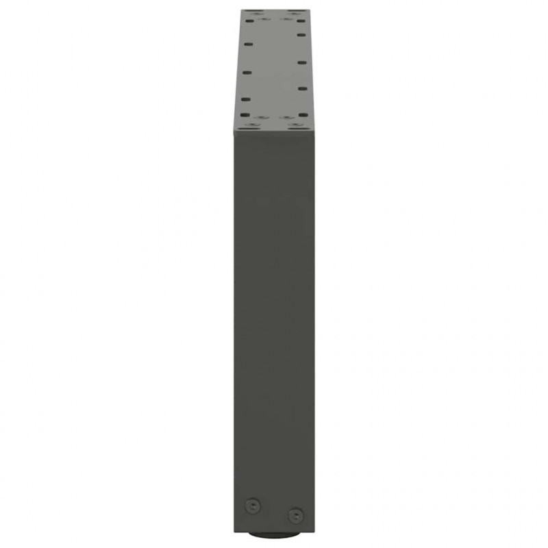 Nogi do stolika kawowego w kształcie litery U 2 szt. Antracyt 60x(30-31) cm Stal