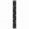 Nogi do stolika kawowego w kształcie litery A 2 szt. Czarne 70x(30-31) cm Stal