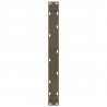 Nogi do stolika kawowego w kształcie litery U 2 szt. Naturalna stal 60x(30-31) cm Stal