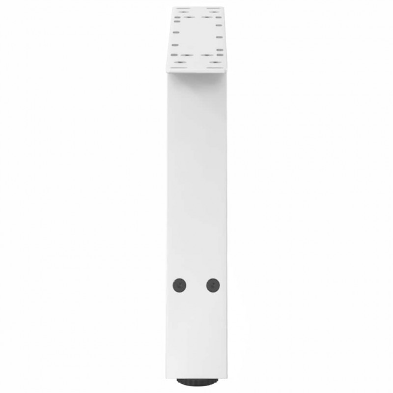 Nogi do stolika kawowego w kształcie litery A 2 szt. Białe 70x(30-31) cm Stal