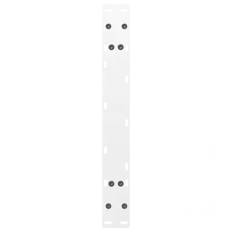Nogi do stolika kawowego w kształcie litery A 2 szt. Białe 70x(30-31) cm Stal