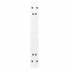 Nogi do stolika kawowego w kształcie litery A 2 szt. Białe 70x(30-31) cm Stal