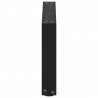 Nogi do stolika kawowego w kształcie litery U 2 szt. Czarne 70x(30-31) cm Stal