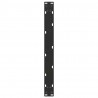 Nogi do stolika kawowego w kształcie litery U 2 szt. Czarne 70x(30-31) cm Stal