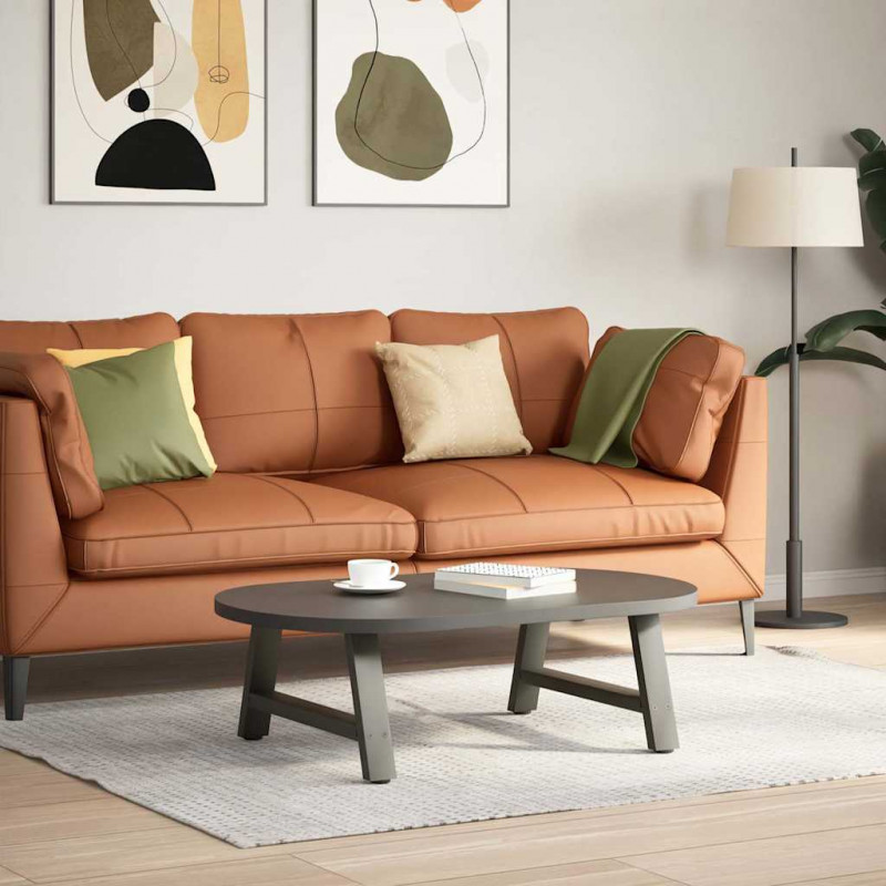 Nogi do stolika kawowego w kształcie litery A 2 szt. Antracyt 70x(30-31) cm Stal