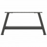 Nogi do stolika kawowego w kształcie litery A 2 szt. Antracyt 70x(30-31) cm Stal