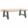 Nogi do stolika kawowego w kształcie litery A 2 szt. Antracyt 70x(30-31) cm Stal