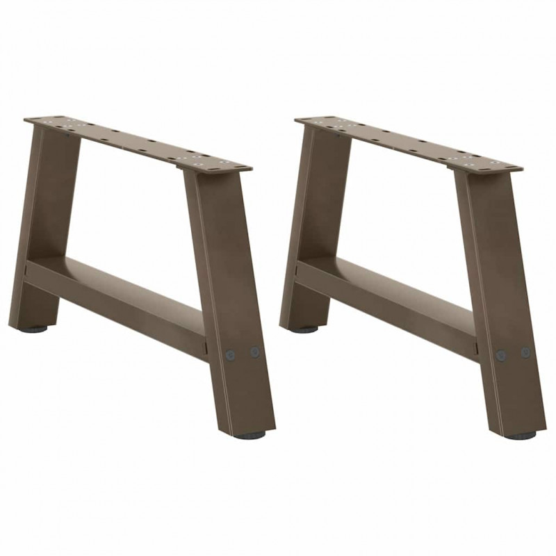 Nogi do stolika kawowego w kształcie litery A 2 szt. 70x(30-31) cm Stal