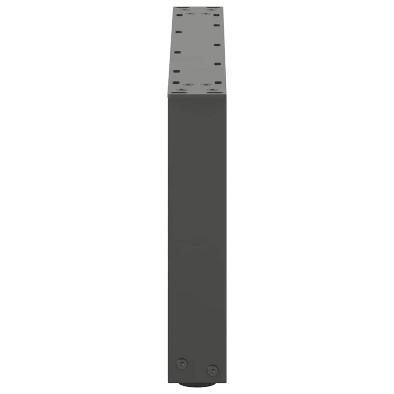 Nogi do stolika kawowego w kształcie litery U 2 szt. Antracyt 70x(30-31) cm Stal