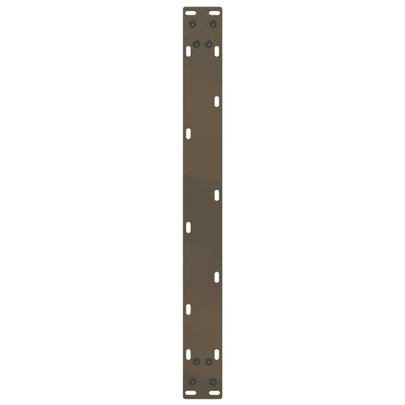 Nogi do stolika kawowego w kształcie litery U 2 szt. Naturalna stal 70x(30-31) cm Stal