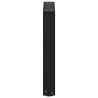 Nogi do stolika kawowego w kształcie litery U 2 szt. Czarne 28x(42-43) cm Stal