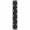 Nogi do stolika kawowego w kształcie litery U 2 szt. Czarne 28x(42-43) cm Stal