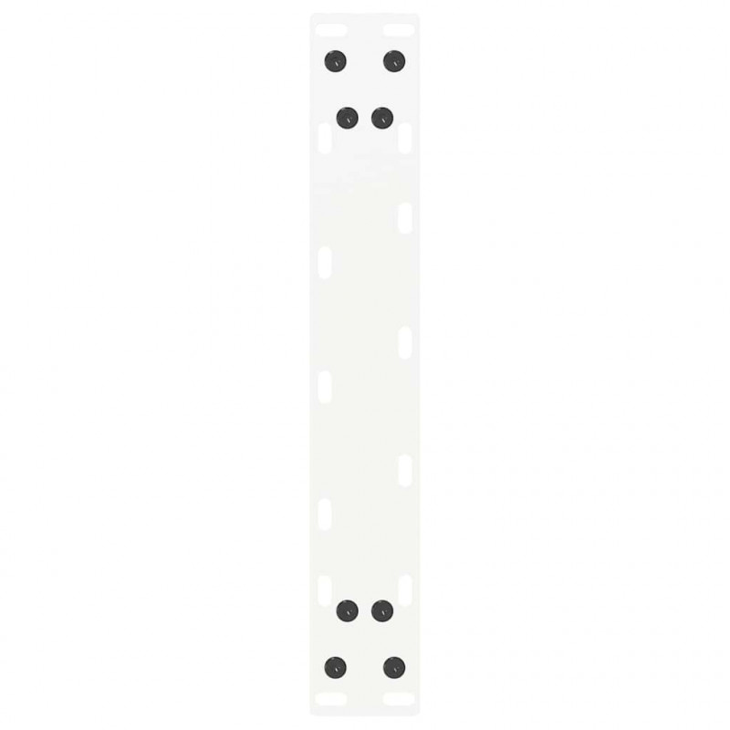 Nogi do stolika kawowego w kształcie litery U 2 szt. Białe 28x(42-43) cm Stal