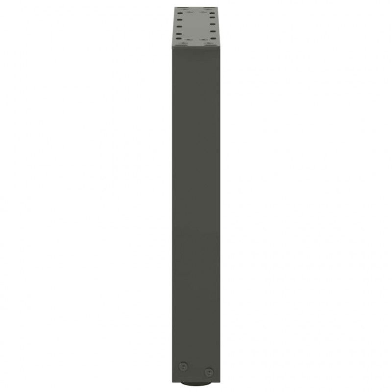 Nogi do stolika kawowego w kształcie litery U 2 szt. Antracyt 28x(42-43) cm Stal
