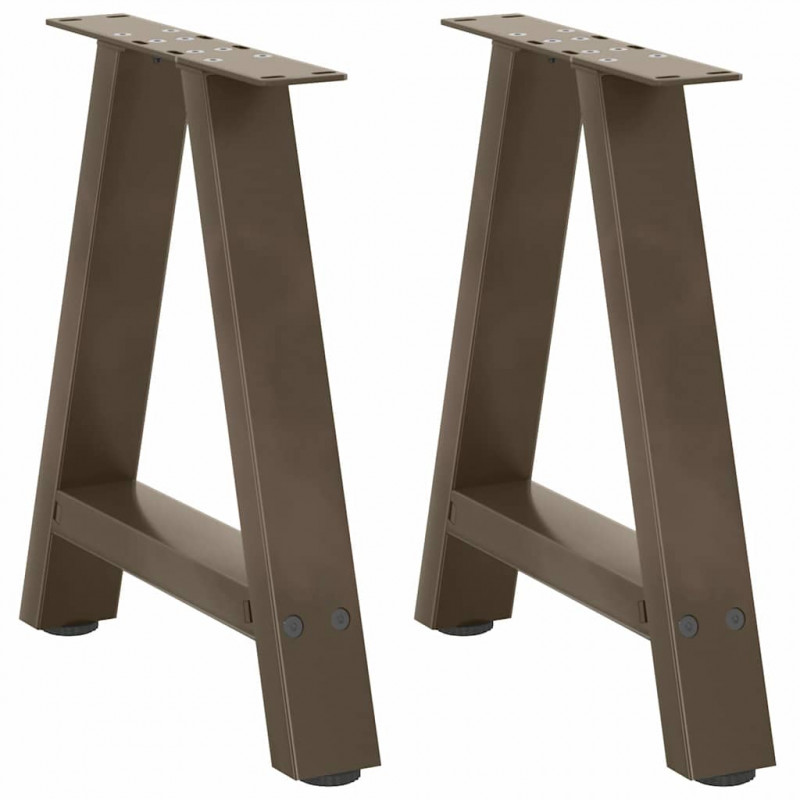 Nogi do stolika kawowego w kształcie litery A 2 szt. 38x(42-43) cm Stal