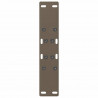 Nogi do stolika kawowego w kształcie litery A 2 szt. 38x(42-43) cm Stal